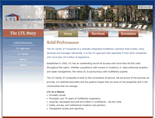 Tablet Screenshot of ltlinvestments.com